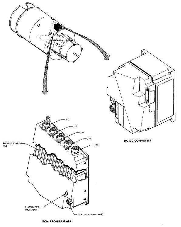 DC-DC Converter and PCM Programmer Diagram